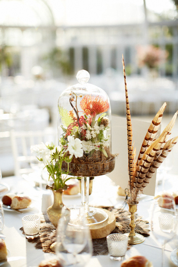 DIY plant cake stand