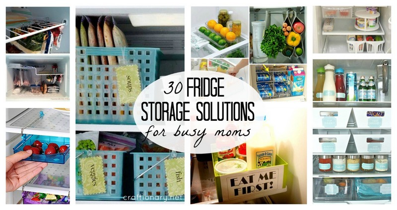 Fridge storage solutions at craftionary.net