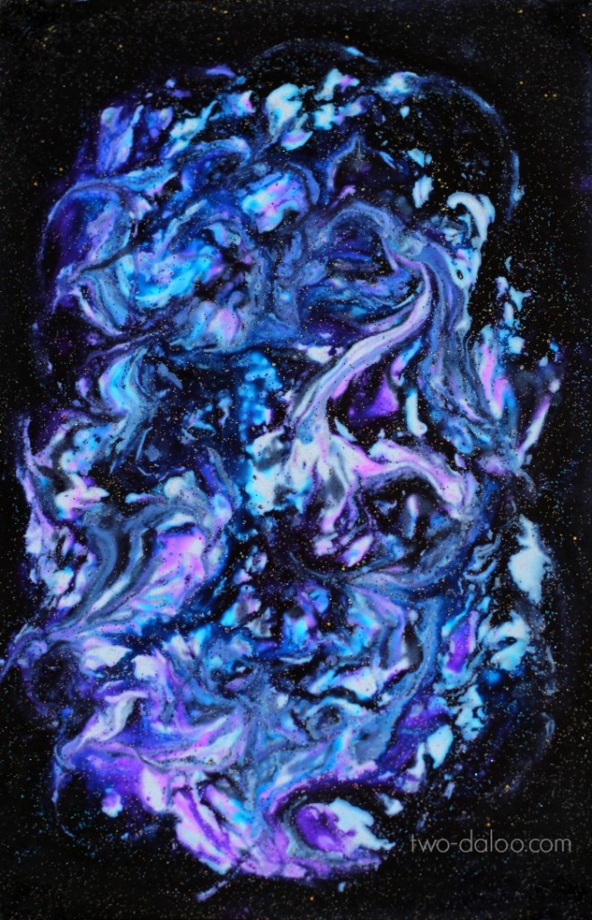 galaxy art painting