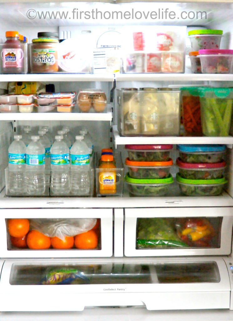 my organized fridge