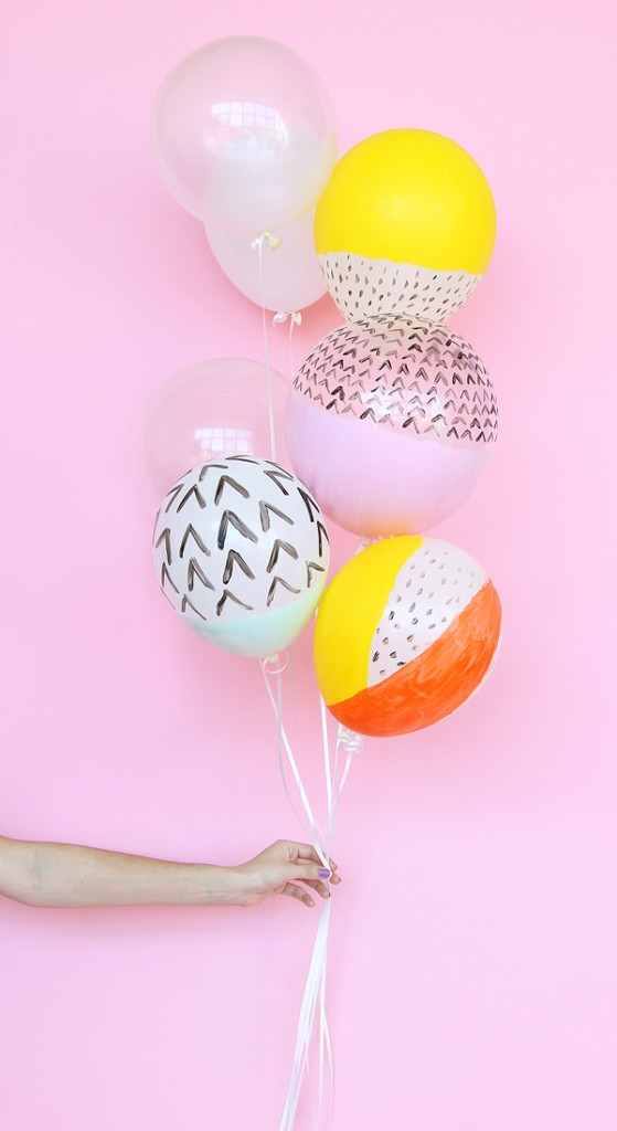 painted balloons