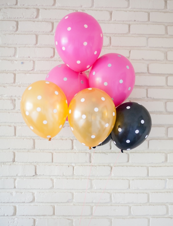 polka dots balloons