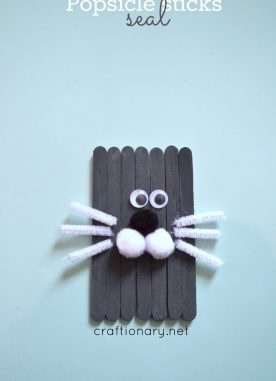 Easy Arctic animal seal craft