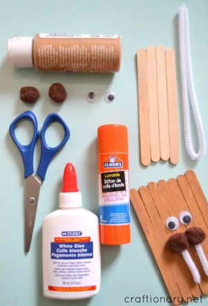 Popsicle sticks walrus craft for winter - Craftionary