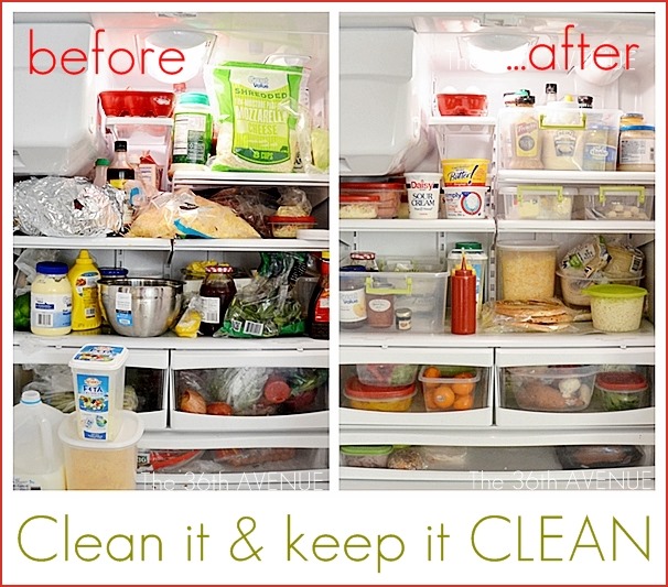 refrigerator clean and keep clean tips