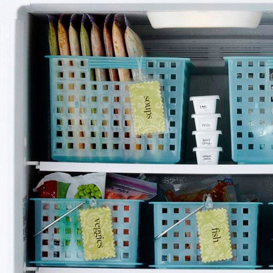 best way to organize freezer