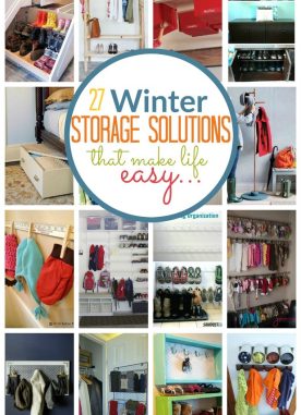 Winter Storage Solutions and Organization Ideas that make life easy