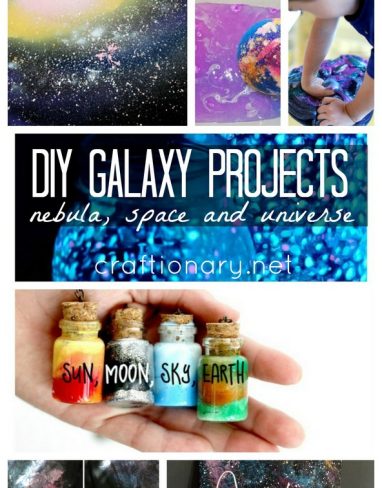 DIY Galaxy Projects inspired by Nebula, Space and Universe