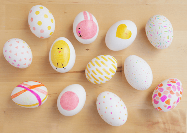 sharpie easter eggs DIY