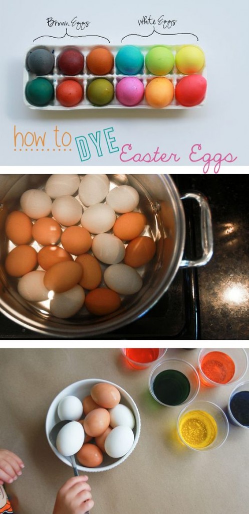 how to dye easter eggs