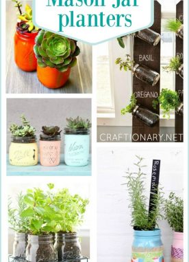 DIY mason jar planters for garden lovers