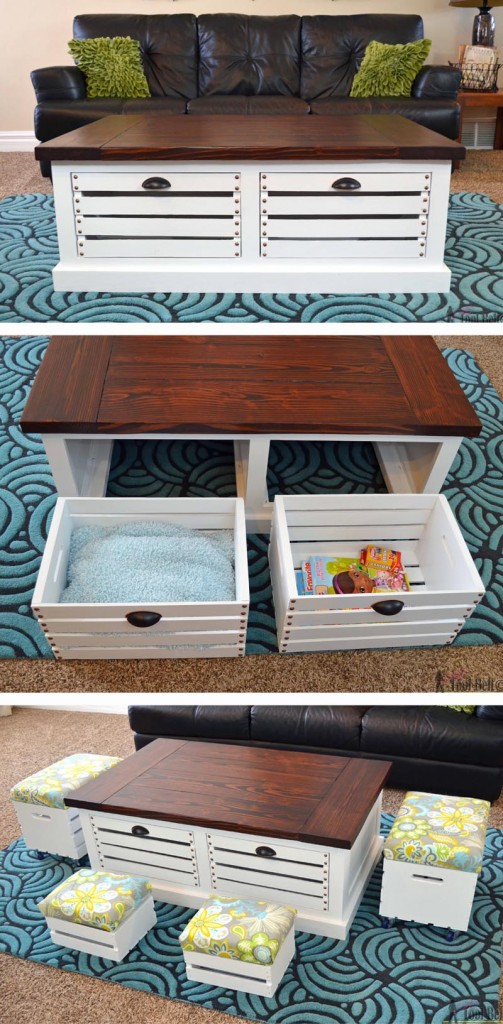 Crate storage bins