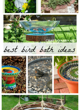 24 DIY bird baths for our flying friends