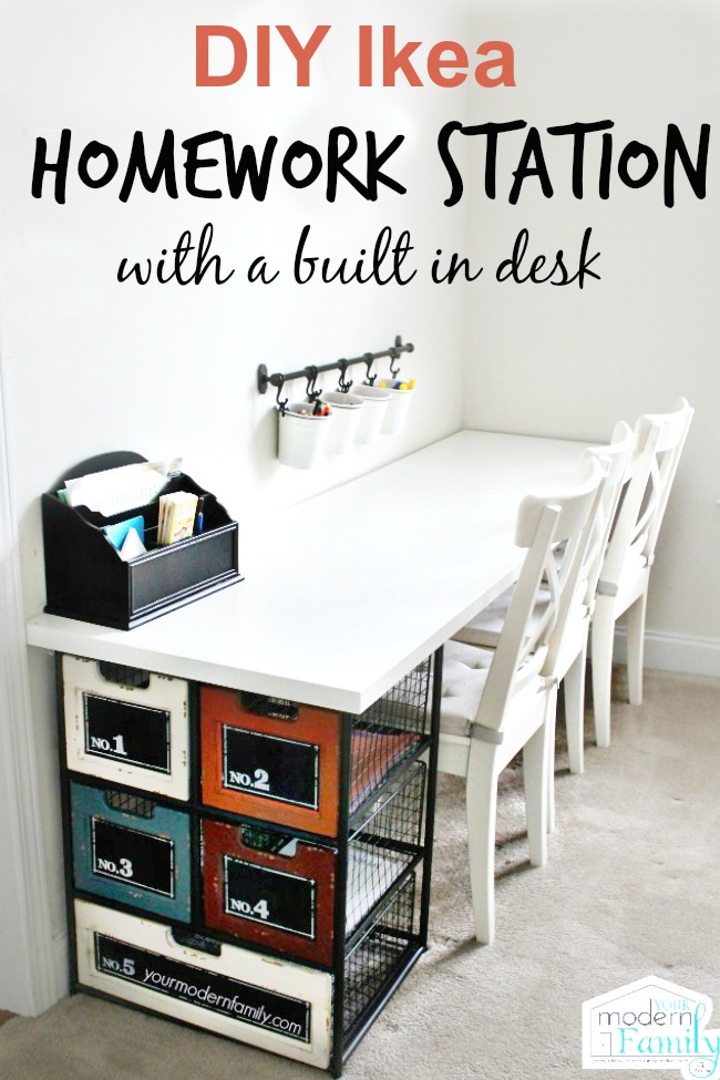 5 Tips to Create a Wild and Fun Kid's Desk Homework Station