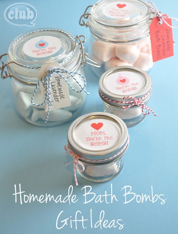 bath bombs for mom in a jar Mothers day gifts