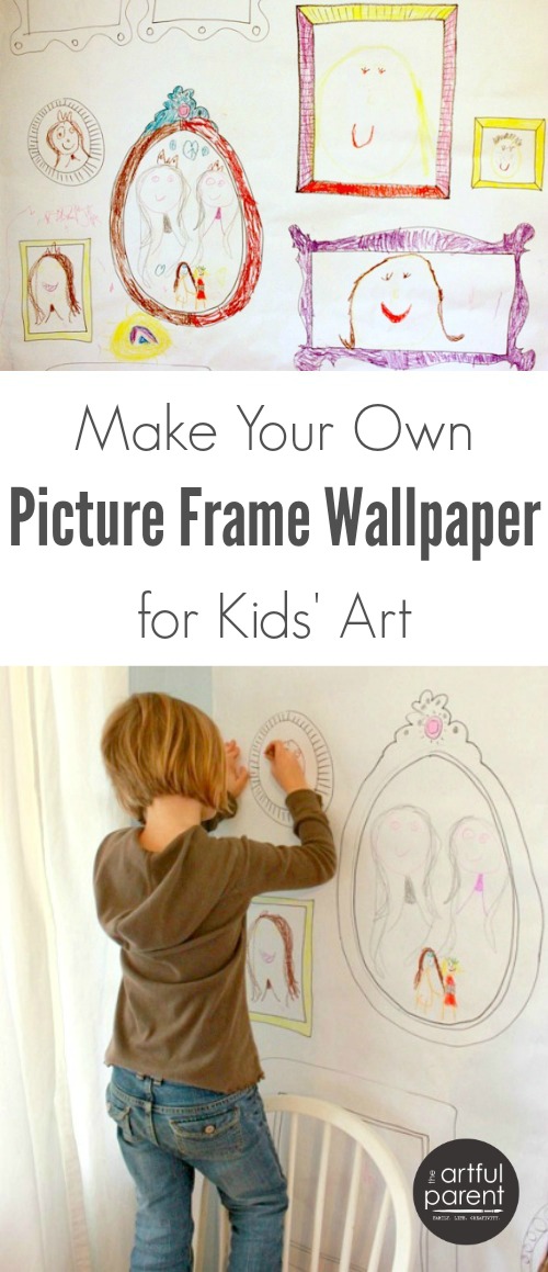 picture frame wallpaper for displaying art