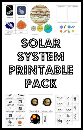 Solar System Printable Pack