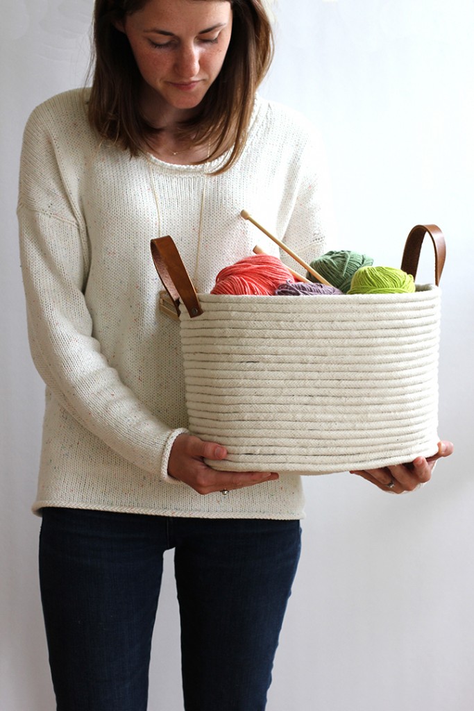 rope basket making