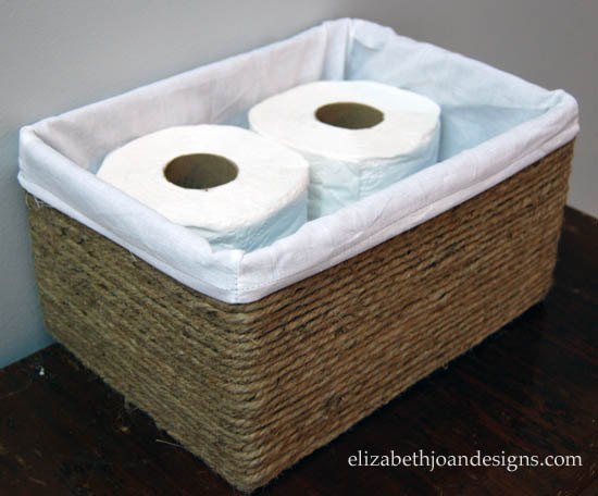 DIY Organization - Toilet Paper Storage - Organizing Moms