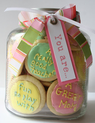 cookies in a jar gift idea Mothers day gifts