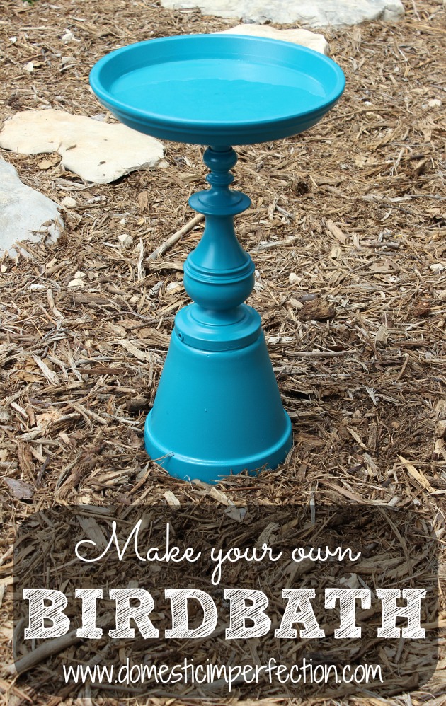 Make your own DIY bird baths