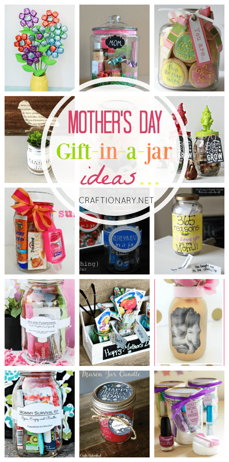 Homemade Mother's Day Gift Ideas in Jars - Mason Jar Crafts Love