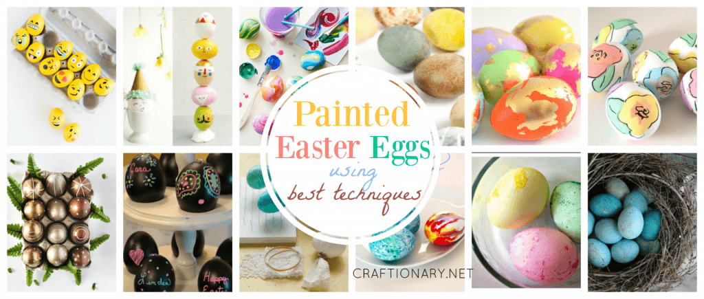 Painted Easter Eggs at craftionary.net