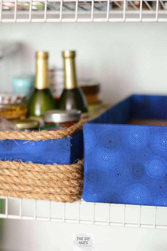 Blue-fabric-no-sew-DIY-storage-boxes-repurpose-old-cardboard-boxes