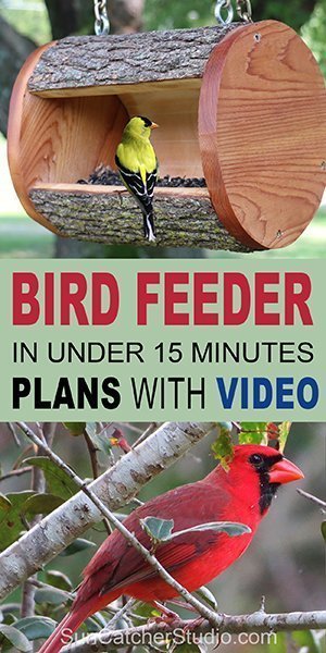hanging-log-bird-feeder-plans