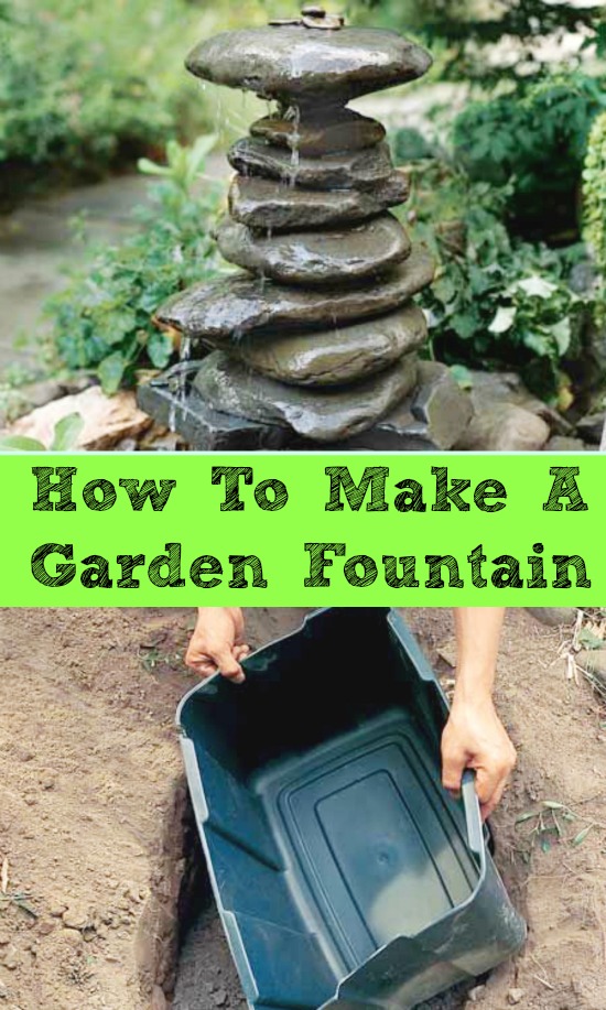 diy garden fountain DIY water gardens