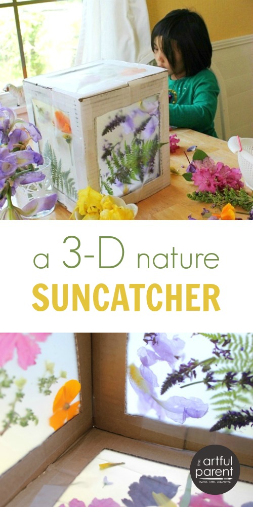 DIY-cardboard-box-suncatcher