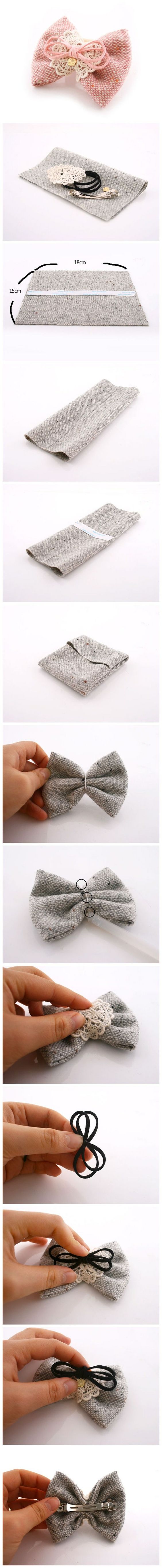 fabric-bows-making