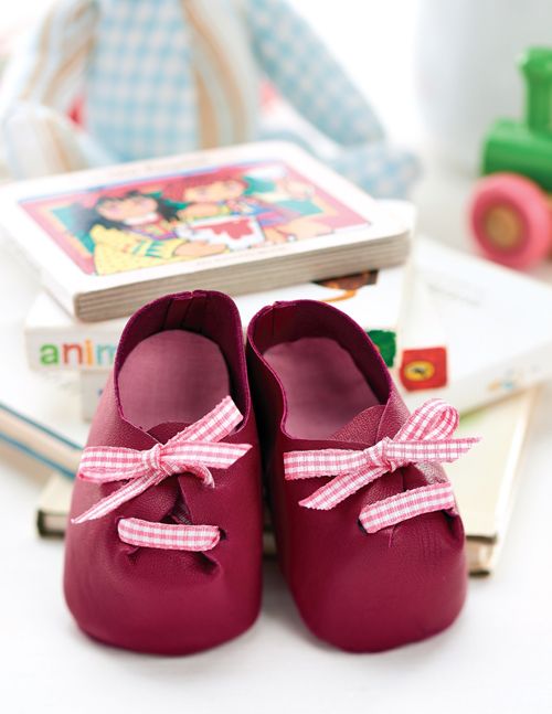 baby leather shoes tutorial