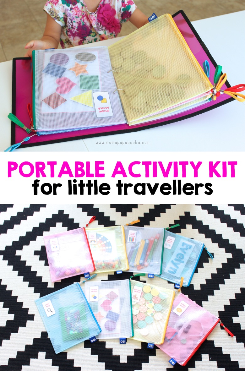 protable activity kit for little travellers