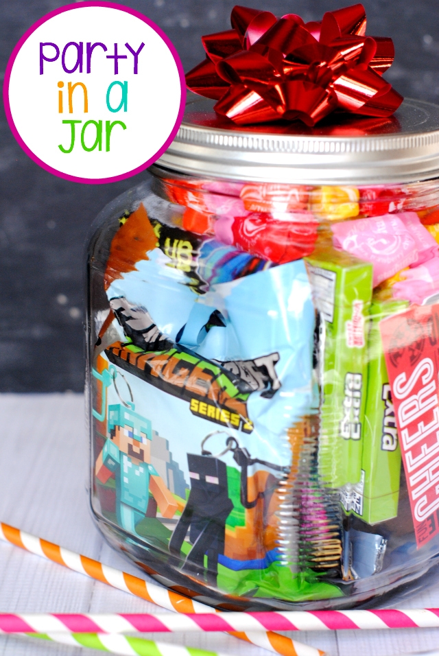 Birthday gift idea - party in a jar