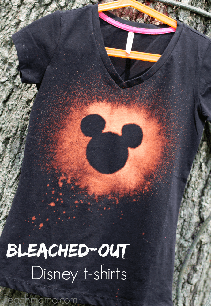 bleached out disney t shirts