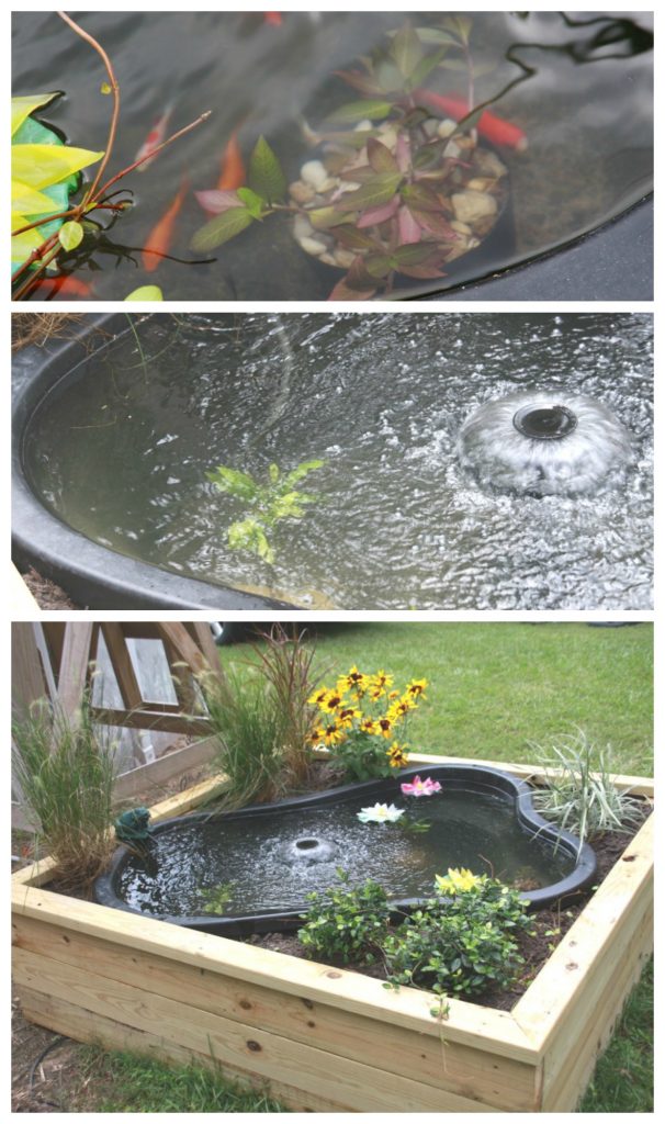 Building a boxed pond DIY water gardens