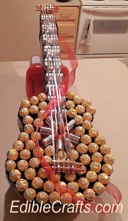 candy guitar gift for father