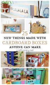 New cardboard box projects