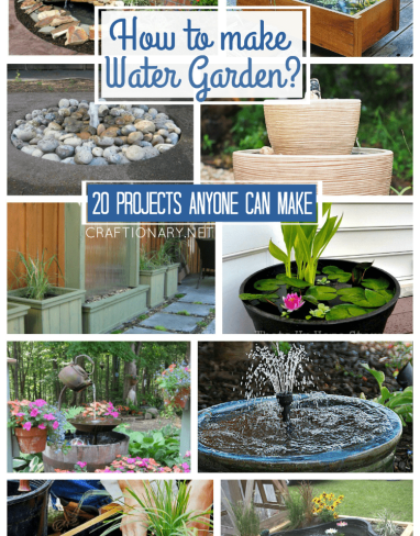 DIY Water Gardens – Easy Container Pond and Fountain Ideas