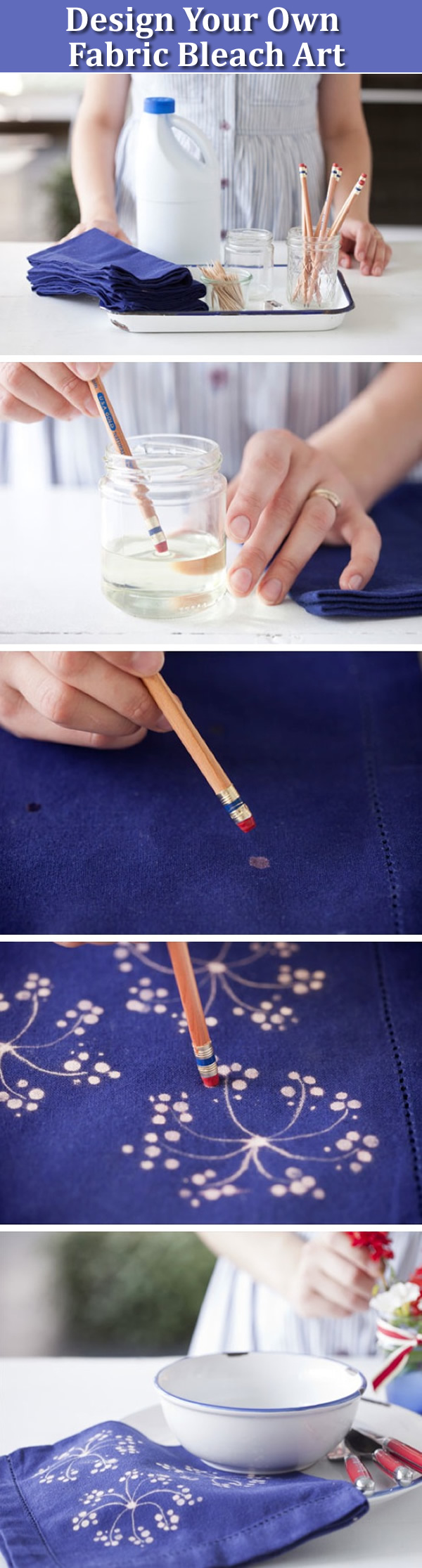 fabric bleach diy craft