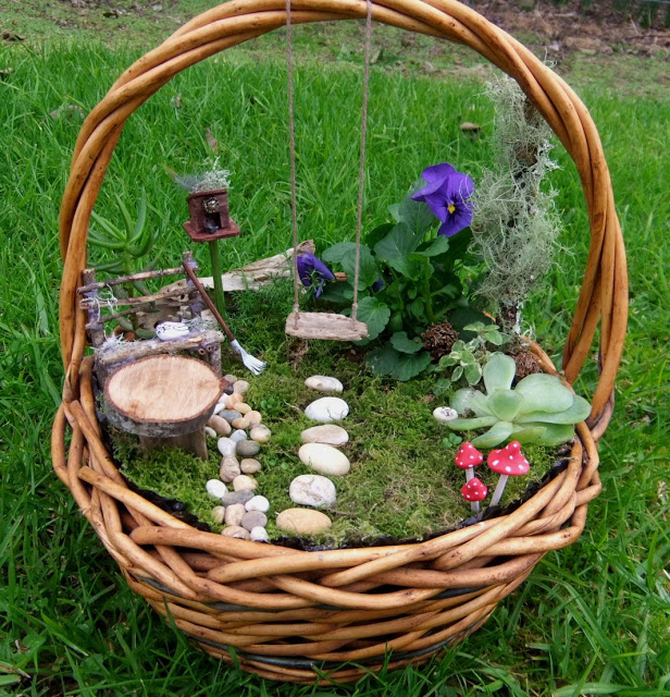 fairy-garden-basket-photos