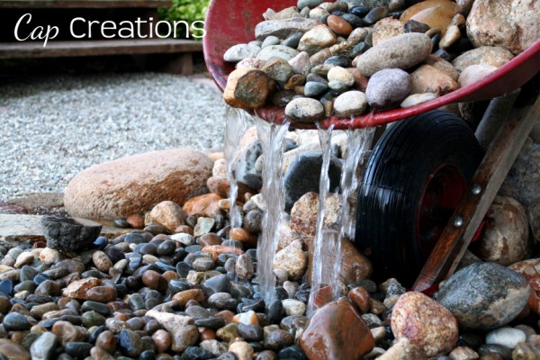 garden fountain making