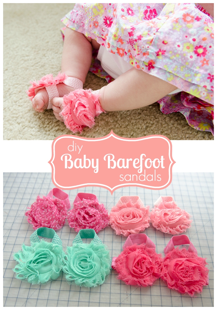 How to make baby sandals