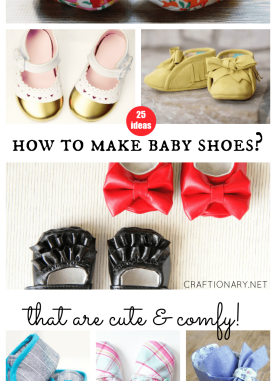 35 DIY Ideas – How to Make Baby Shoes?