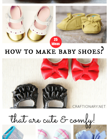 35 DIY Ideas – How to Make Baby Shoes?
