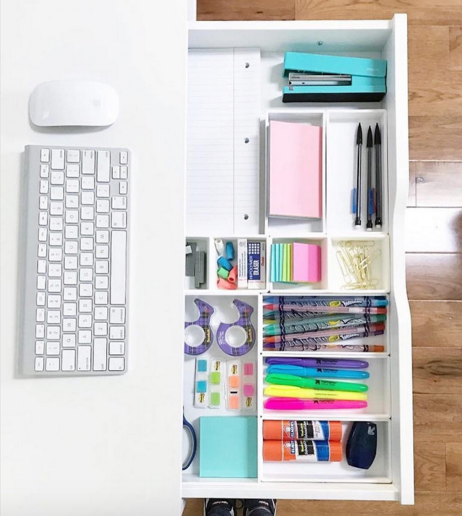 organize-homework-supplies-in-drawers-with-compartments-super-simple