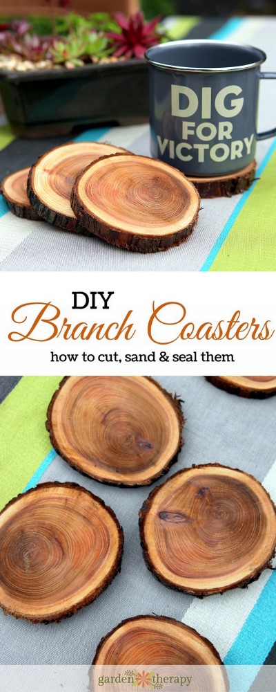 DIY Wood Slice Coasters: The Easy Way - House of Hawthornes