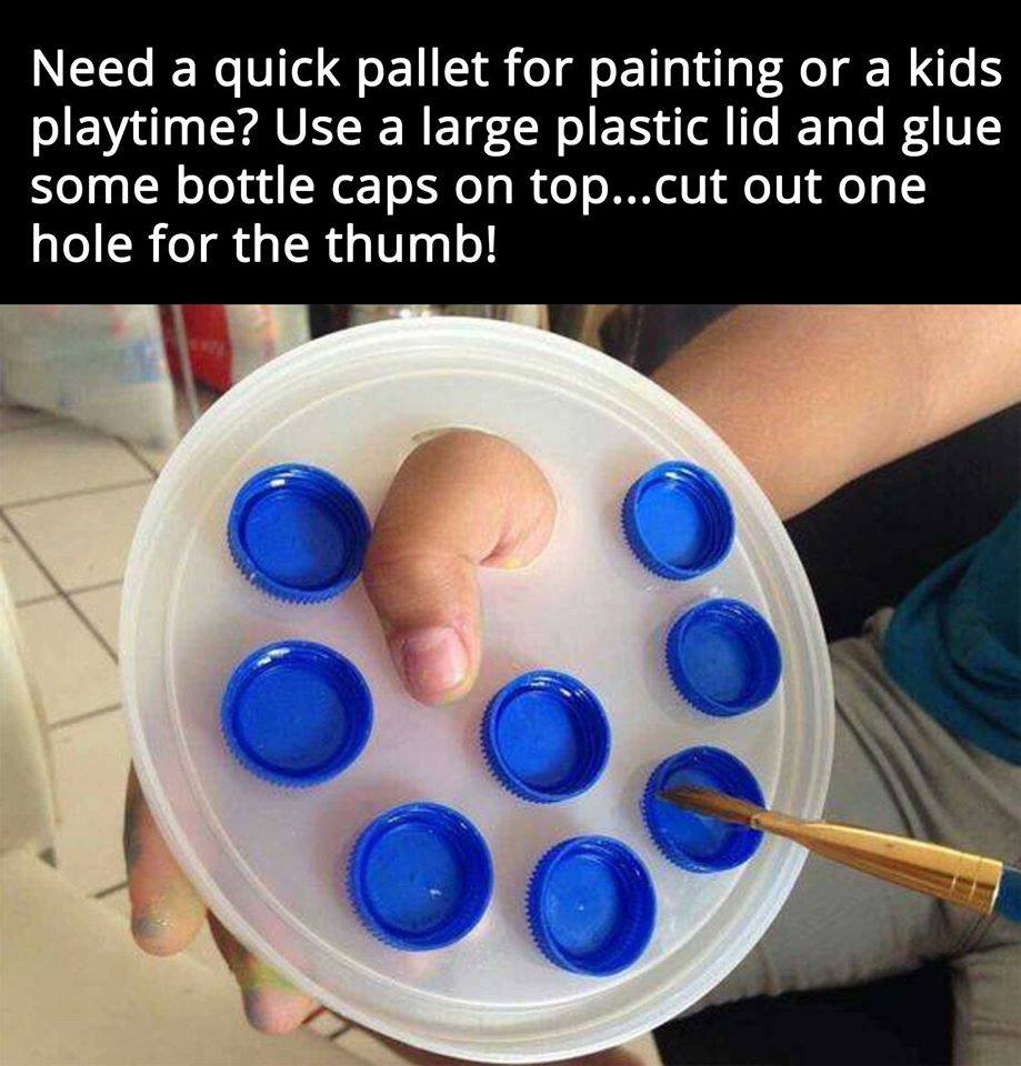 DIY paint pallet