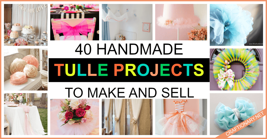 DIY tulle fabric projects to make and sell
